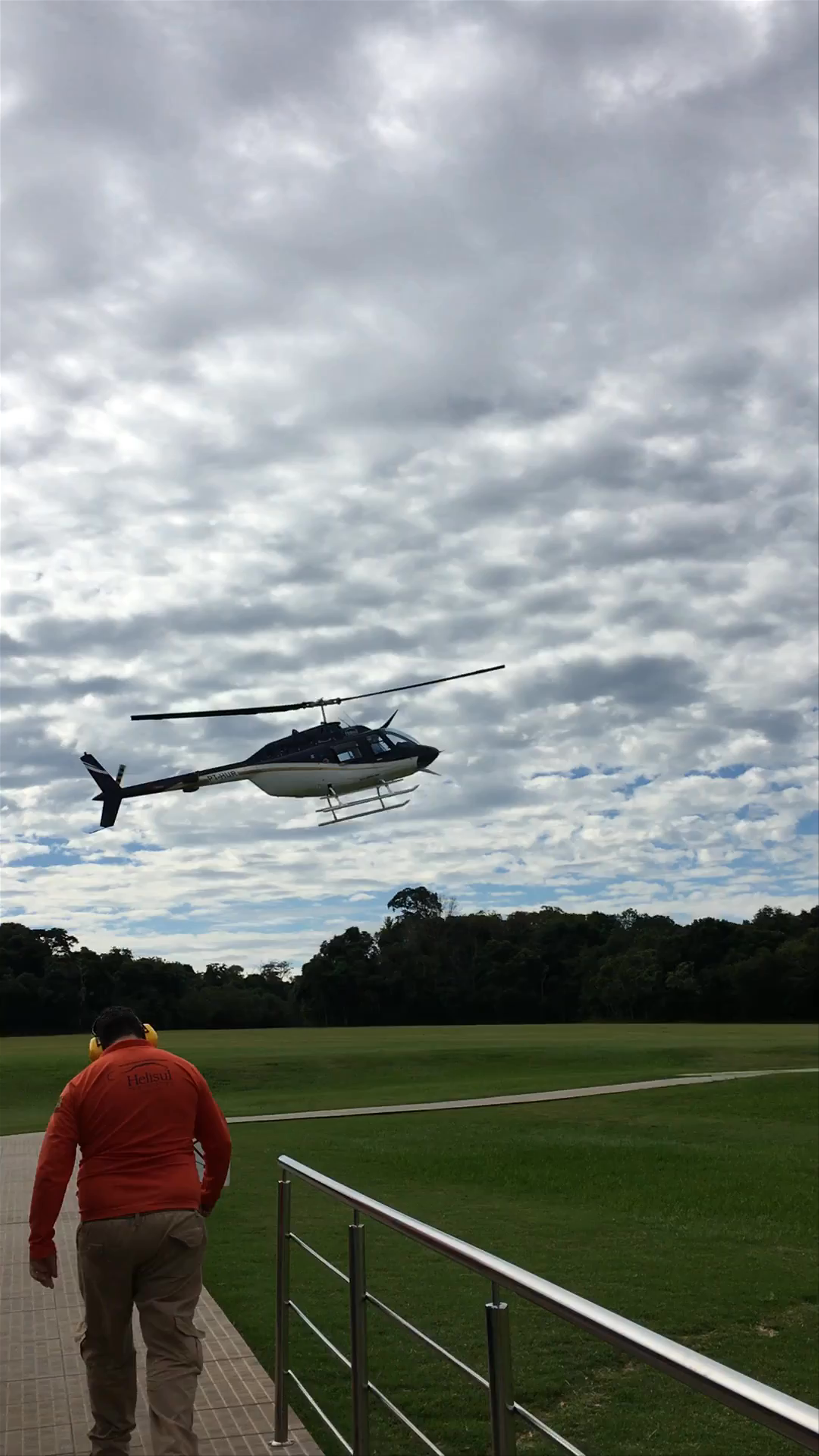 Helisul Helicopter Tour Over Lush Green Fields in Foz do Iguaçu