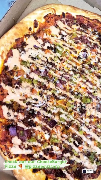 Pizza Boyz - Pizza Boyz CheeseBurger Pizzaa!! - Pizza Near Me - Citrus Heights, California