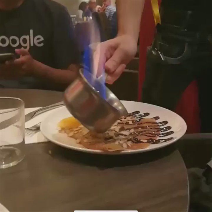 Framboise - Orange Flambée  Crêpe - Creperies Near Me - Paris, 75