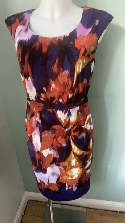 Chloé Brushstroke Watercolor Shift Dress