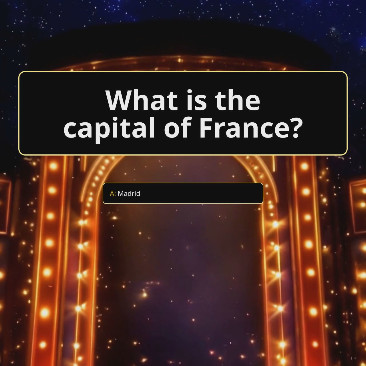 World Capitals Quiz