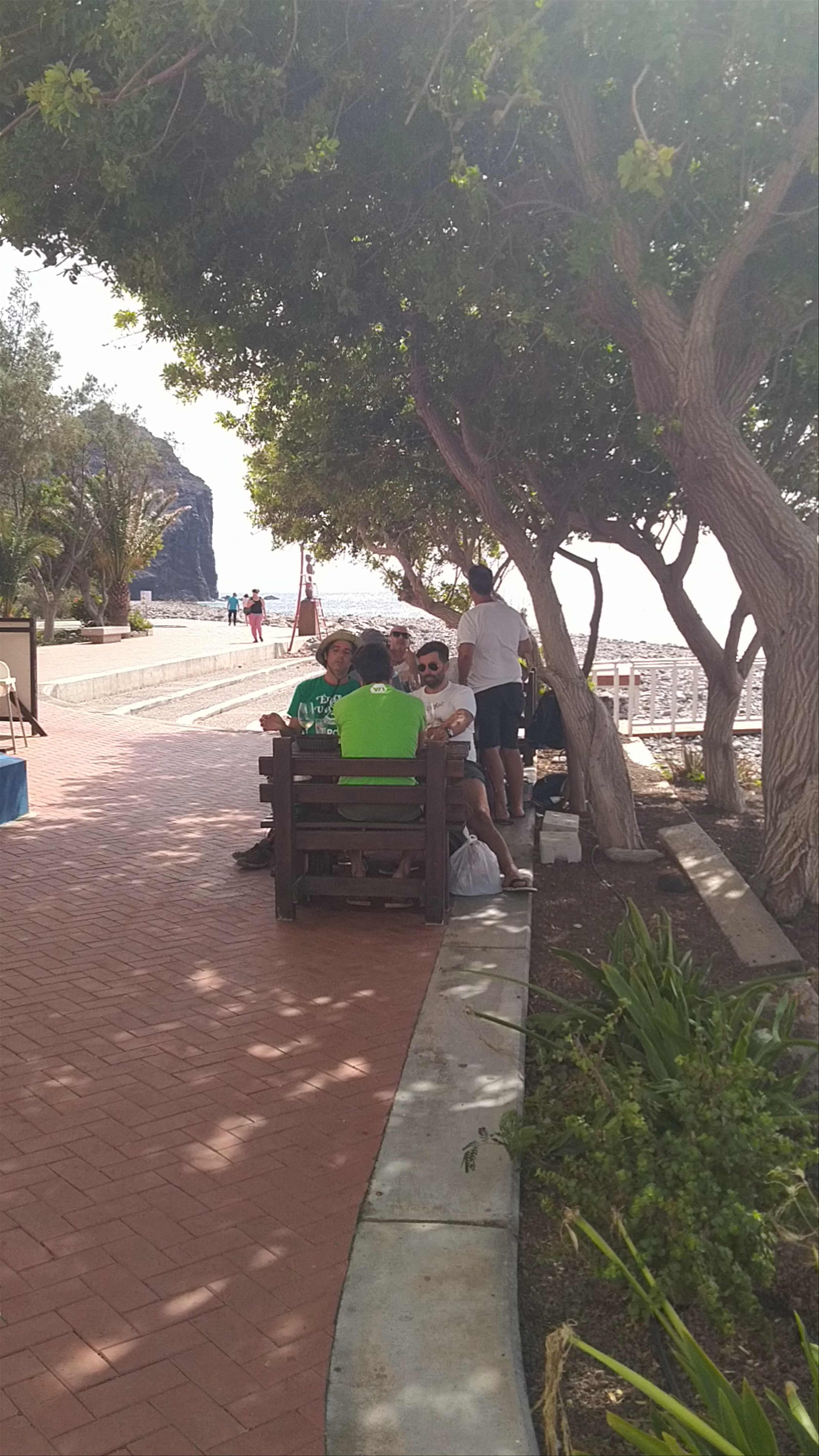 Tranquil Beachside Moments at Playa de la Aldea, Spain