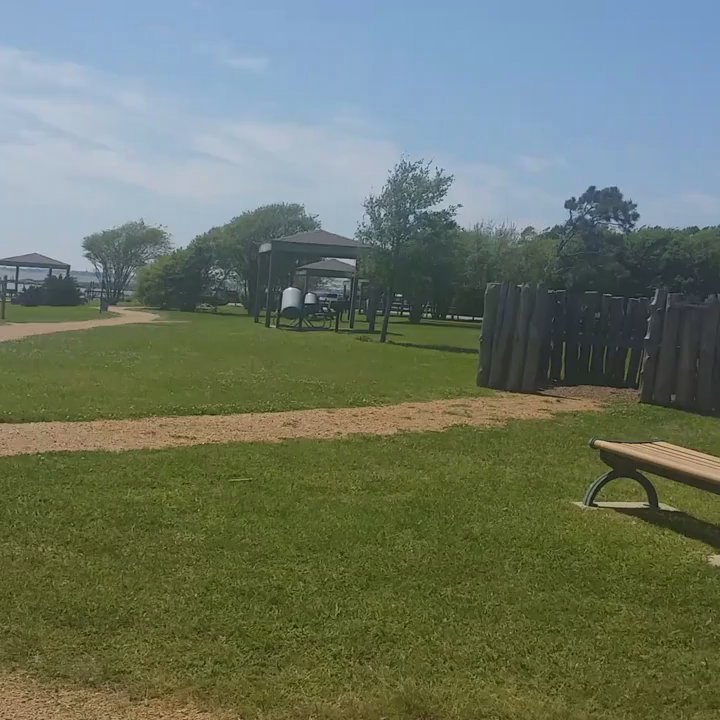 Pine Gully Park - Fort and sand area - Parks Near Me - Seabrook, Texas