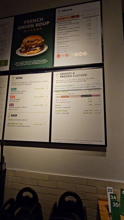 Shake Shack Burbank - Their menu Oct 2025 - Fast Food Near Me - Burbank, California