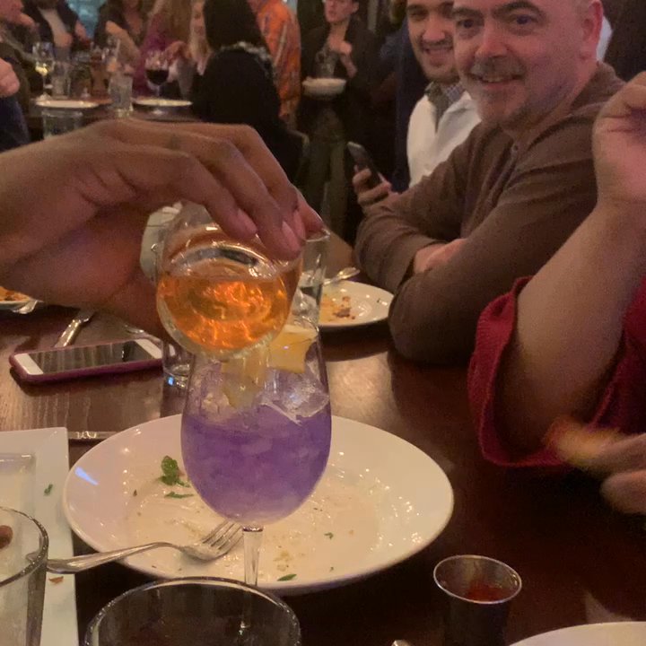 Marlow's Tavern - Our G and T, empress gin and angus store bitter. My sister said it was good! - New American Near Me - Alpharetta, Georgia