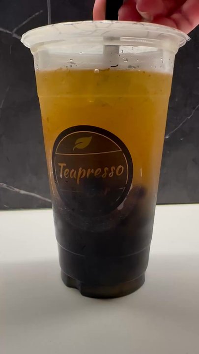 Teapresso Bar - Boba storm! Mango Kumquat Tea - Bubble Tea Near Me - Houston, Texas