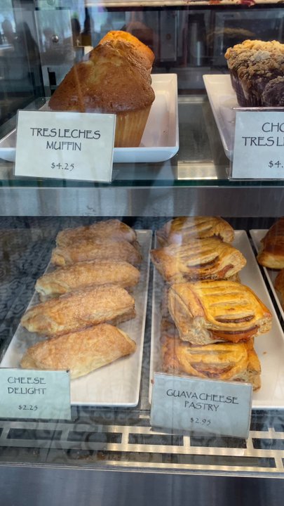 Tierra Mia Coffee - Bakery case. - Coffee & Tea Near Me - Anaheim, California