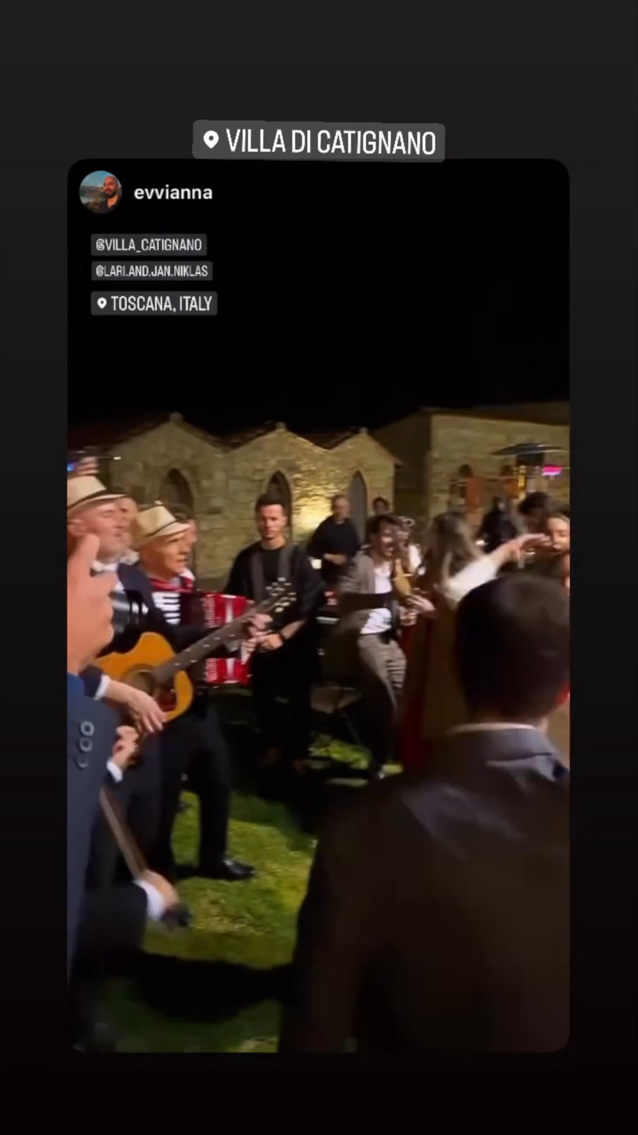 The Tuscany Folk Band @ Villa Catignano - video