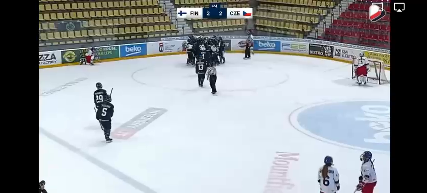 Oona Hämäläinen's Game-Winning Assist in Overtime Thriller EHT Tournament FIN-CZE