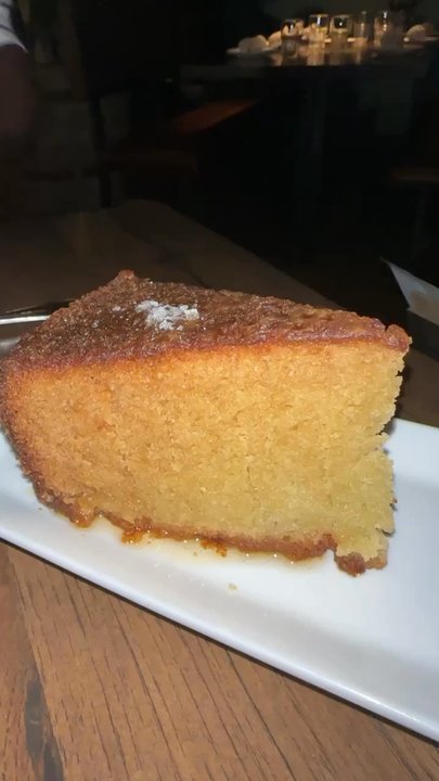 Barcelona Wine Bar - Olive oil cake - Wine Bars Near Me - Dallas, Texas