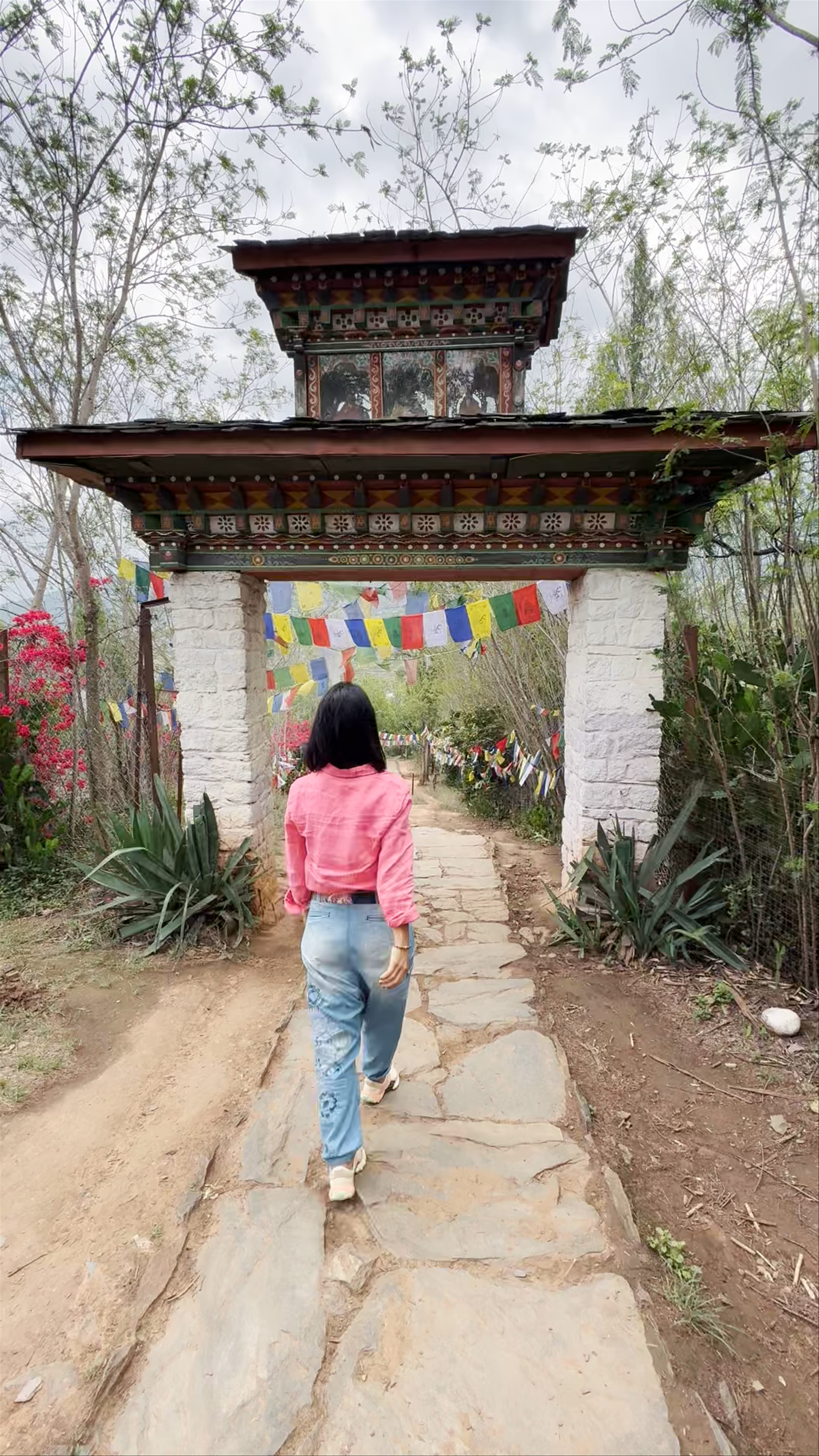 Sacred Pathway Through Divine Mad Man Trail, Bhutan