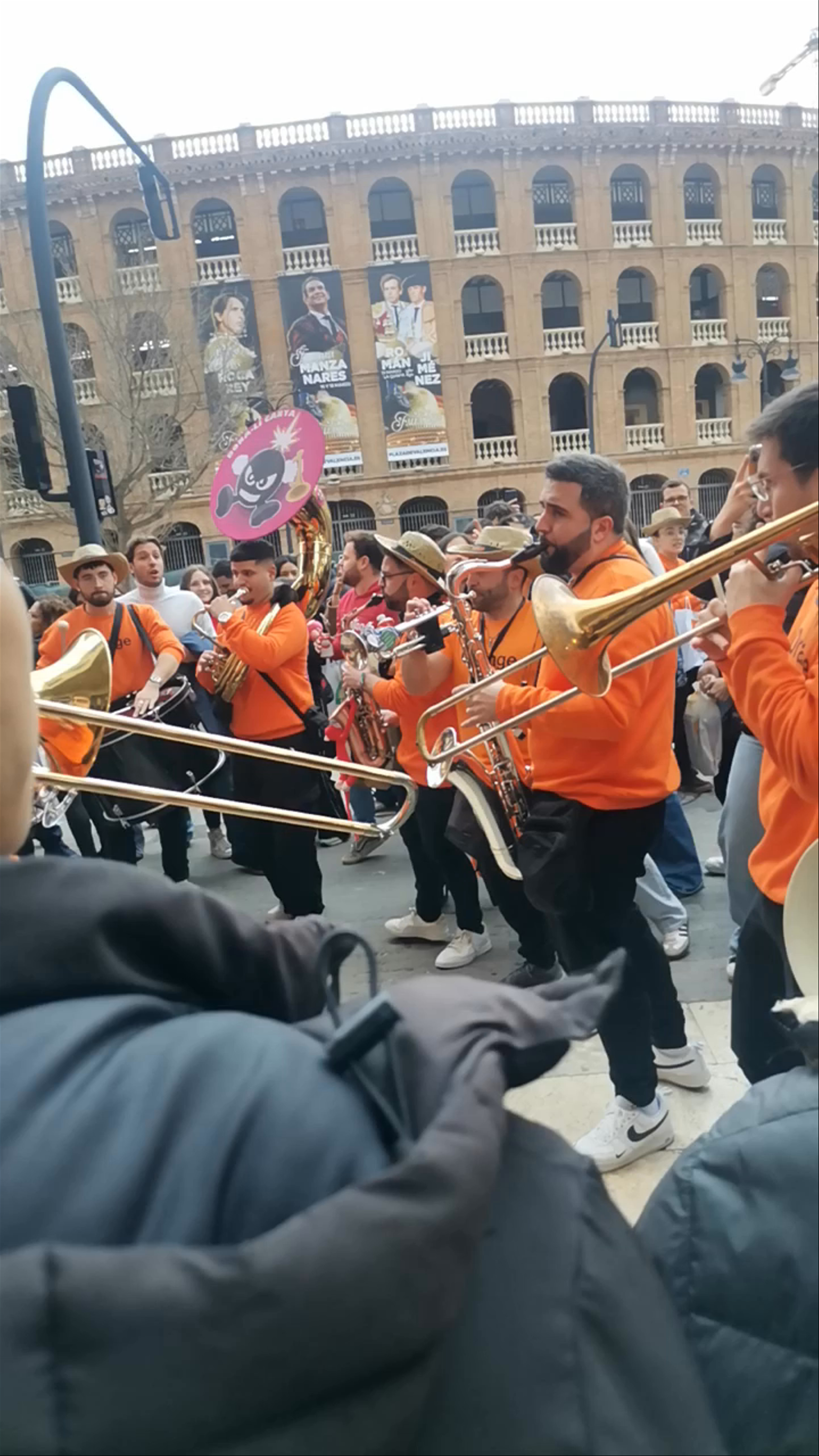 Festive Street Music at Estación del Norte, Valencia