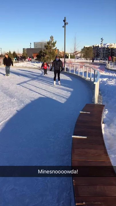 Central Park Ice Skate Loop - Skating at the ice loop - Skating Rinks Near Me - Maple Grove, Minnesota