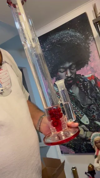 Preview pic of 17” Straight tube with red accents