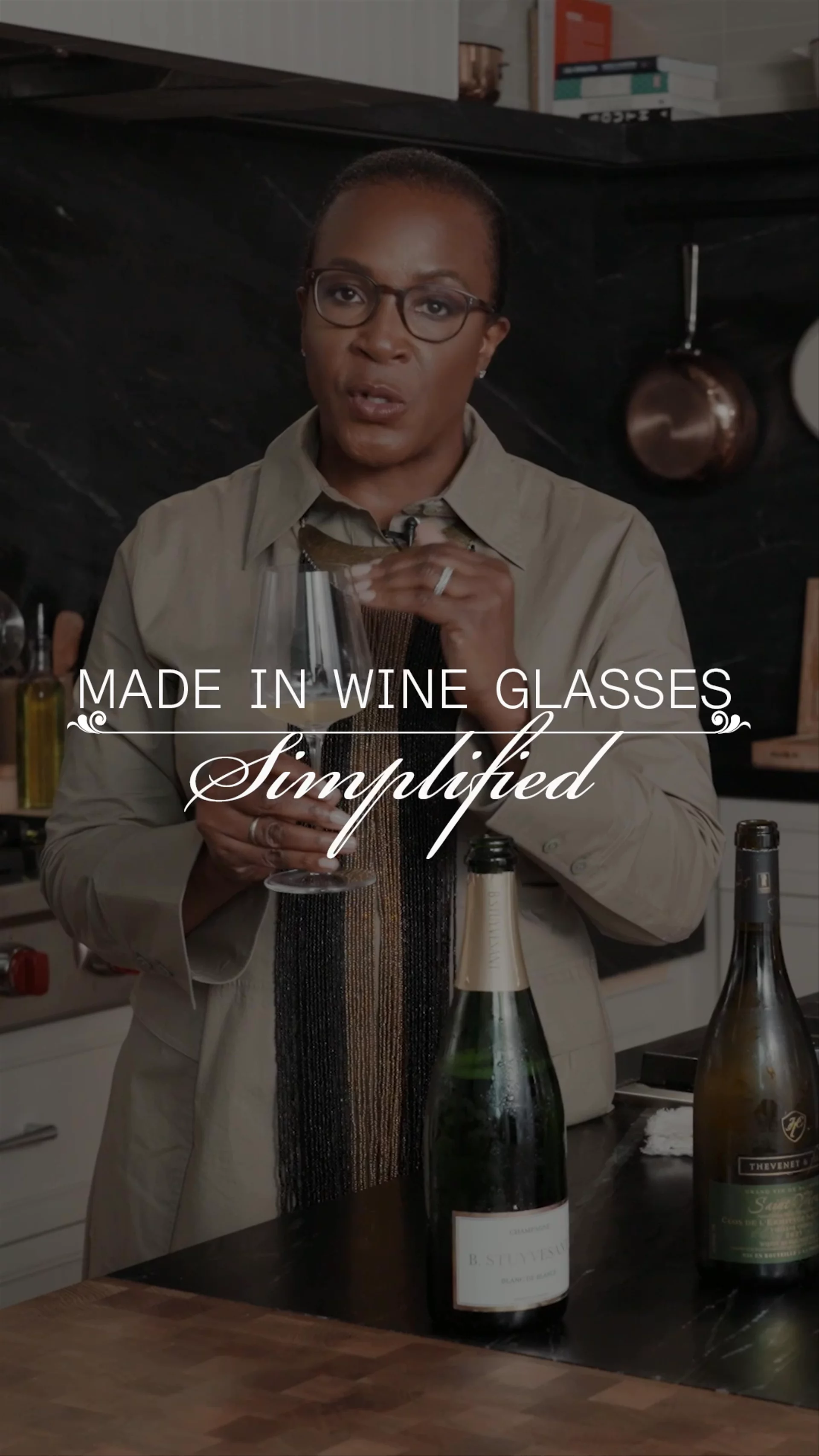 Set of 8 Beveled Wine Glasses – Madame de la Maison