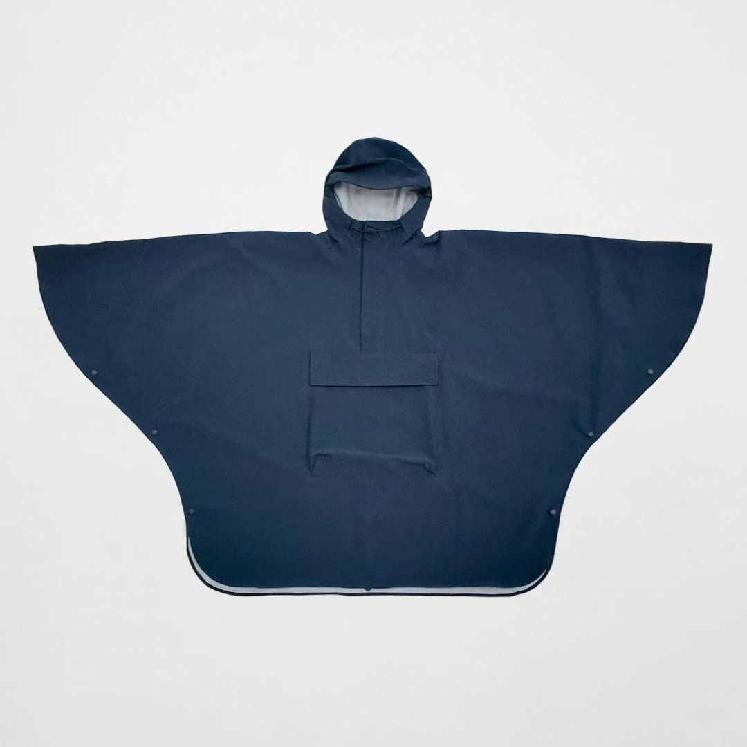 Line Rain Poncho - Total Eclipse