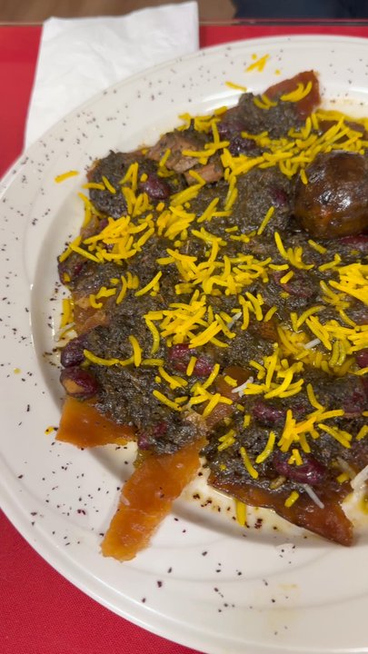 Persian Kabobs - Tahdig with Ghormeh Sabzi ( ) - Persian/Iranian Near Me - Cupertino, California