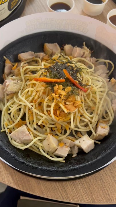 Pepper Lunch - Chicken aglio olio - Japanese Near Me - Makati, NCR