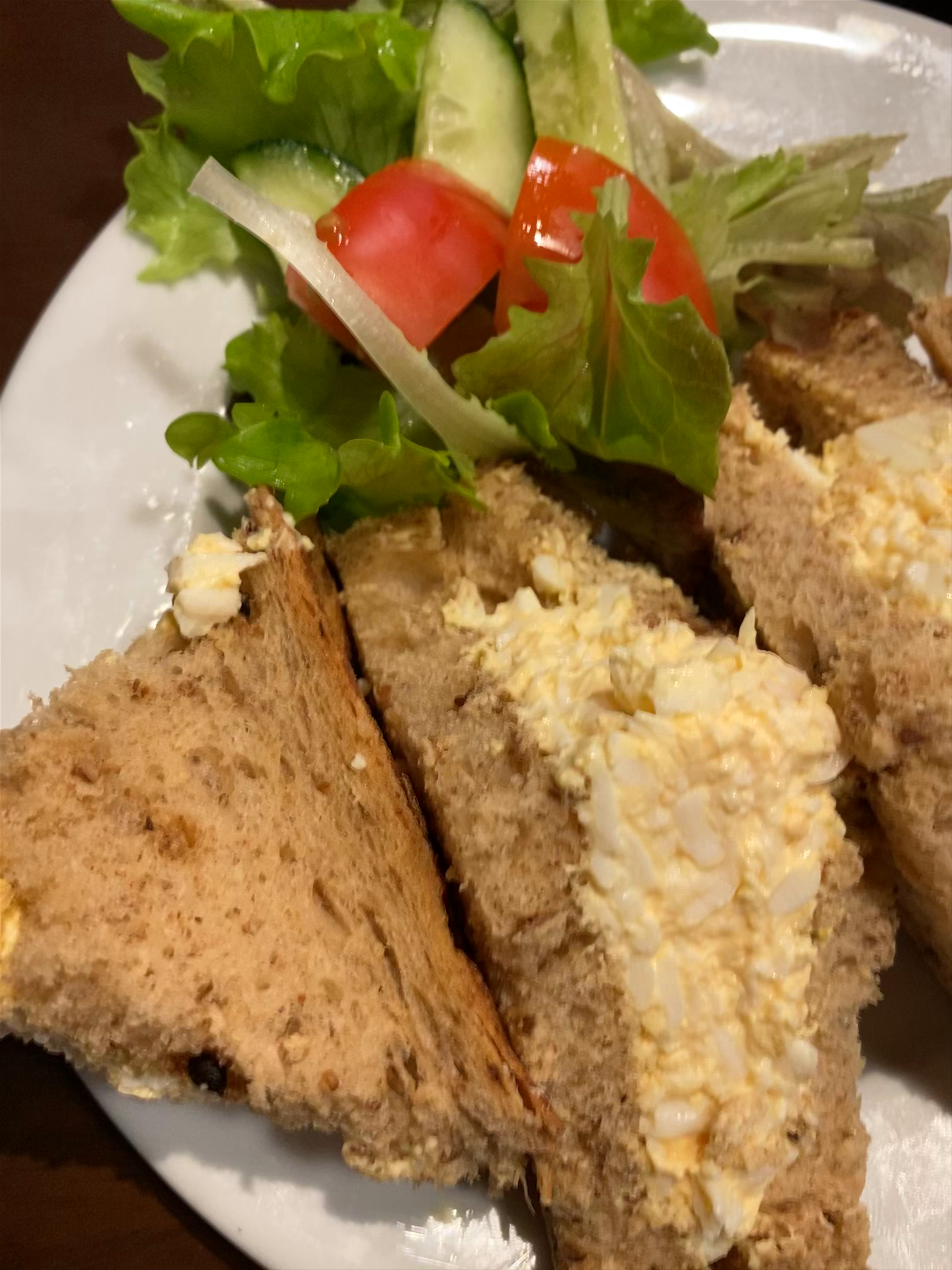 Classic Egg Salad Sandwiches at Windsor Farm Shop, England