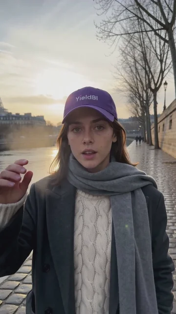AI-generated video ad preview