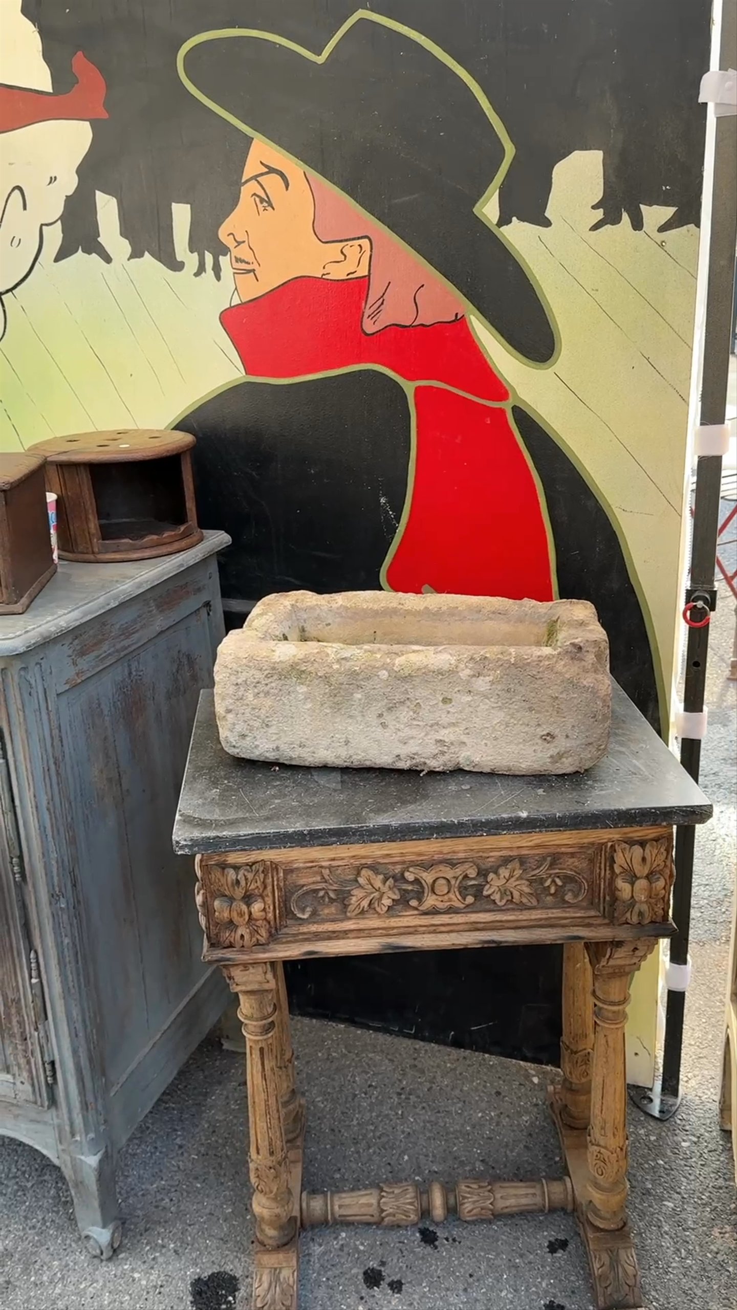 18th C. Provençal Stone Trough