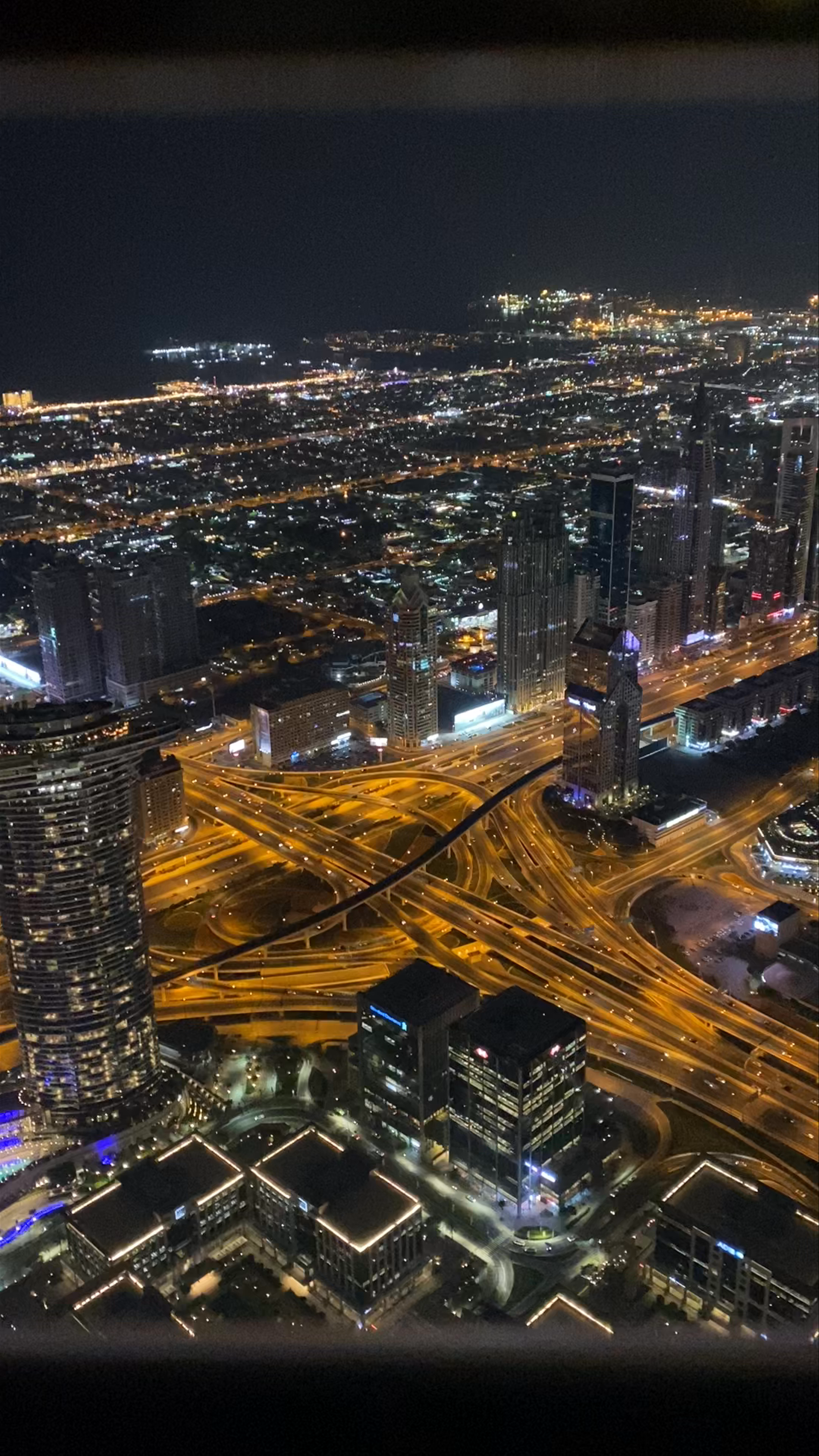 At The Top Burj Khalifa: Stunning Nightscape of Dubai
