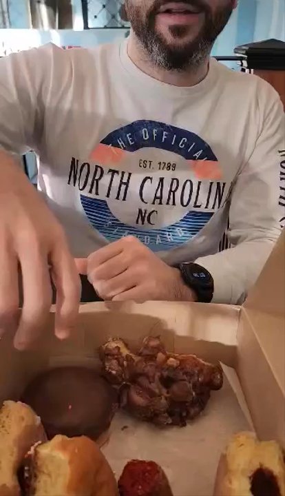 Momo Donuts - Bavarian Cream filled donut... - Bakeries Near Me - Rock Hill, South Carolina
