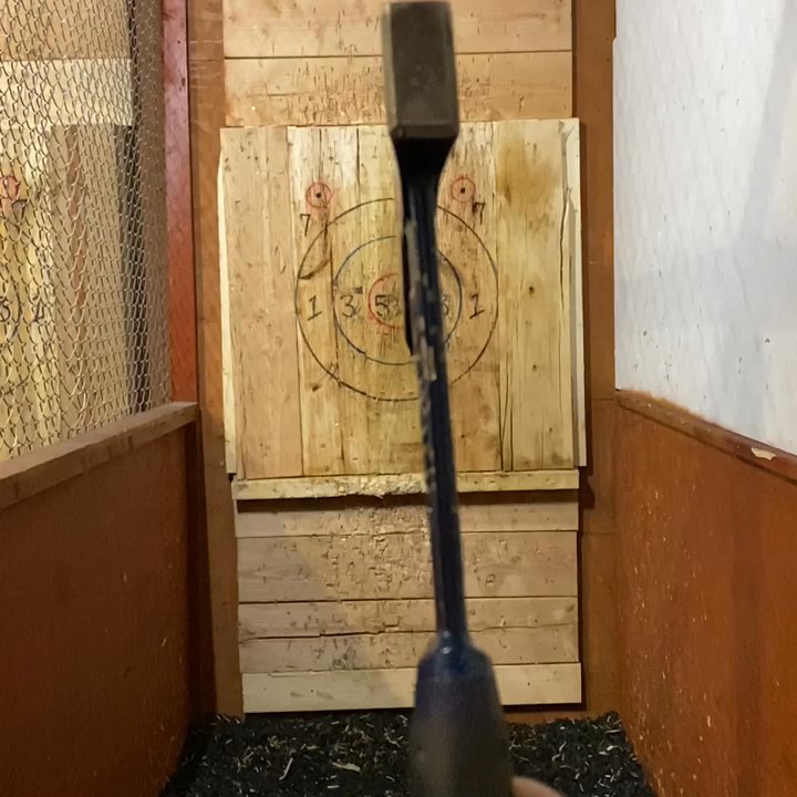 Spartan Axe Throwing - Owned the Throw... best in slow mo! - Axe Throwing Near Me - Crystal Lake, Illinois