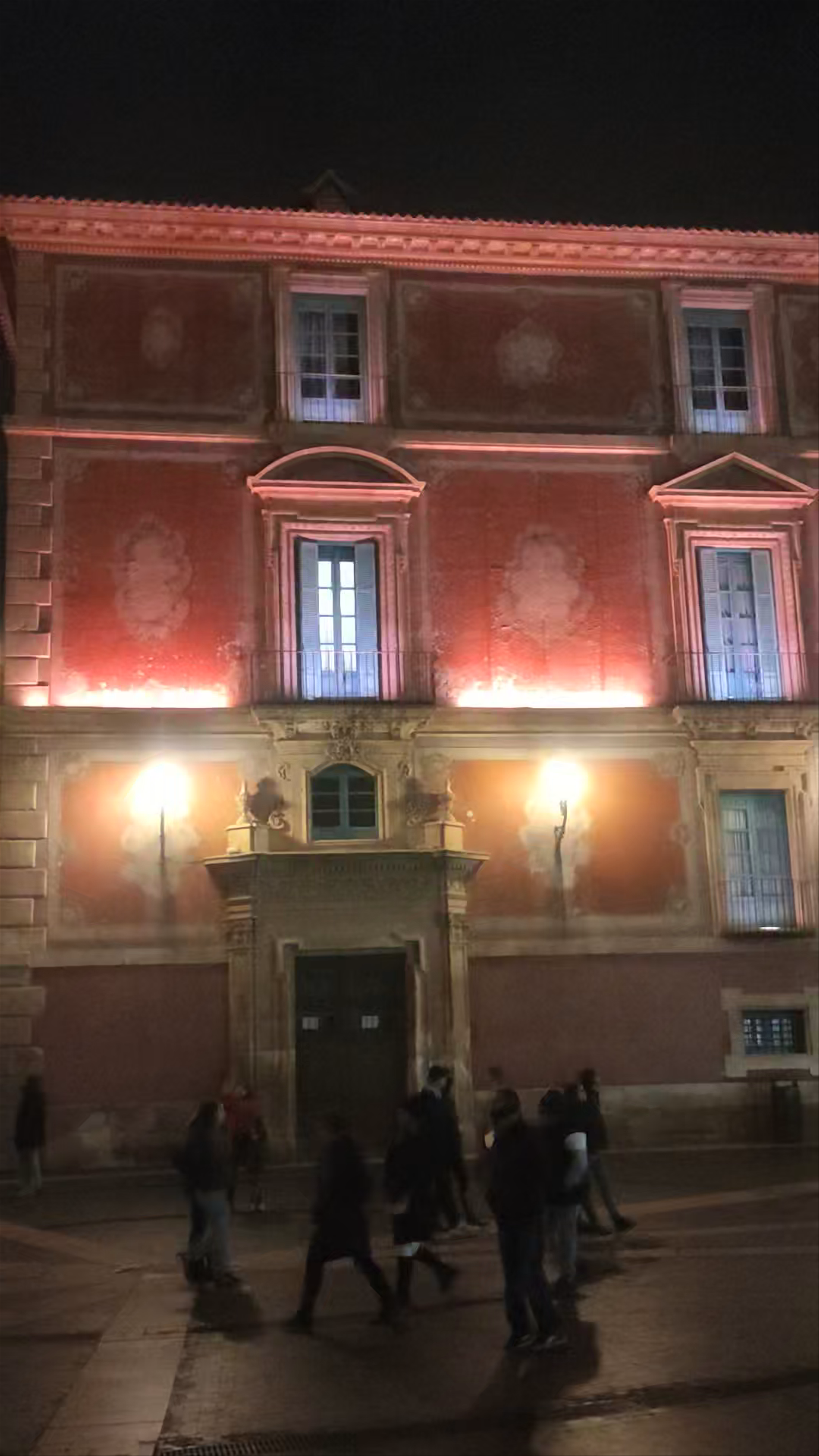Festive Nightlife at Plaza del Cardenal Belluga, Murcia