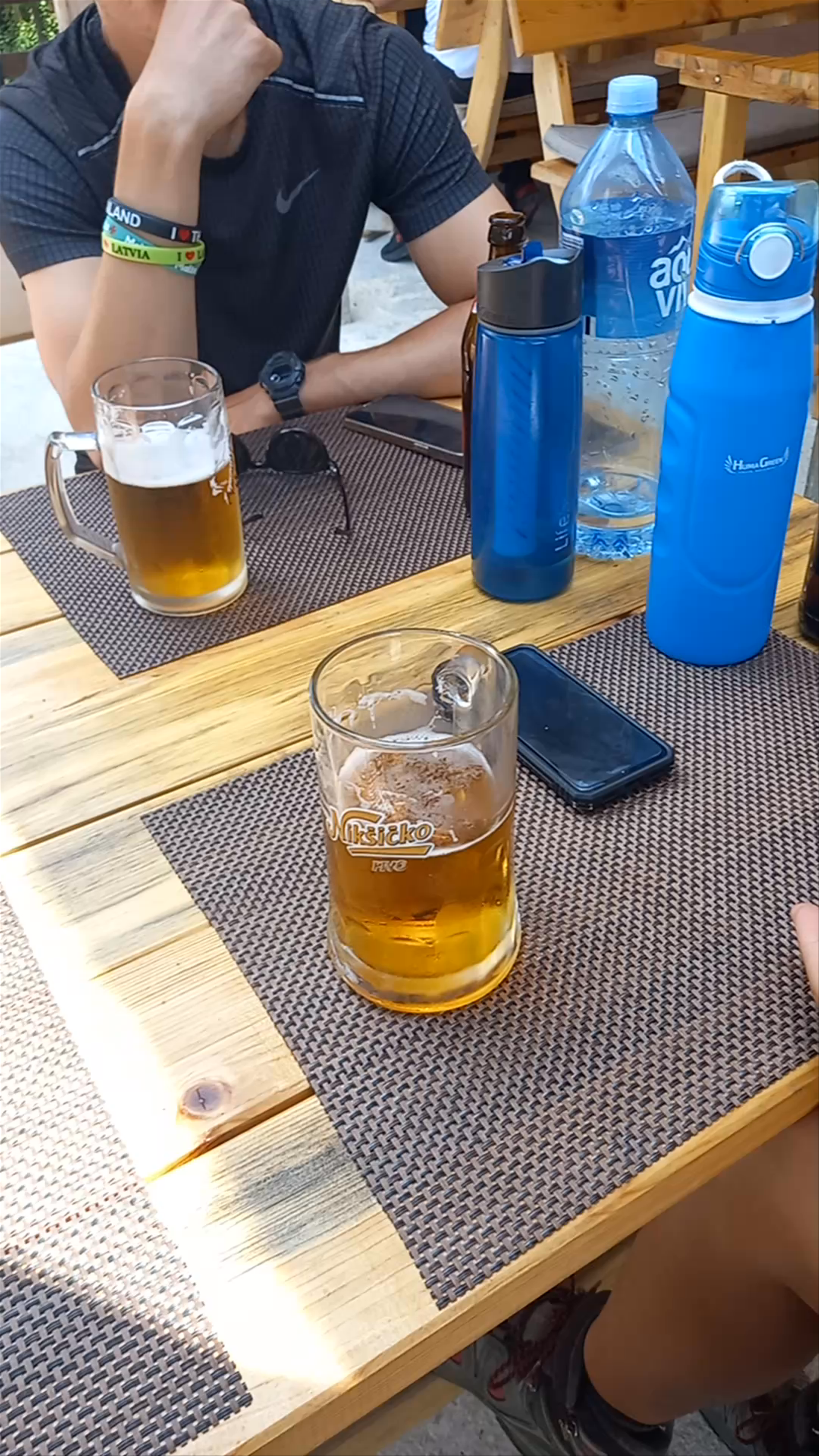 Relaxing Riverside Beer Break at Restoran Savina luka in Rijeka Crnojevića, Montenegro