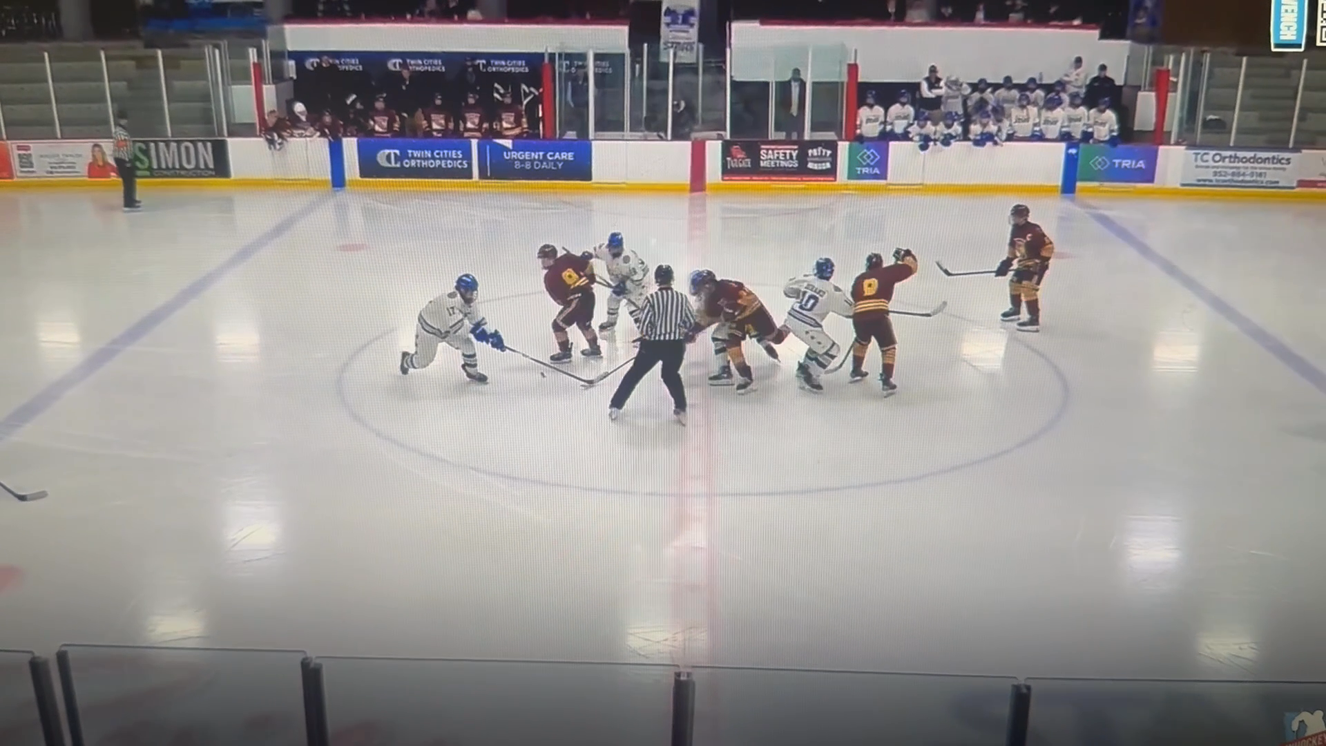 Wyatt Durand Opens Scoring with a Net-Front Goal vs. Irondale.