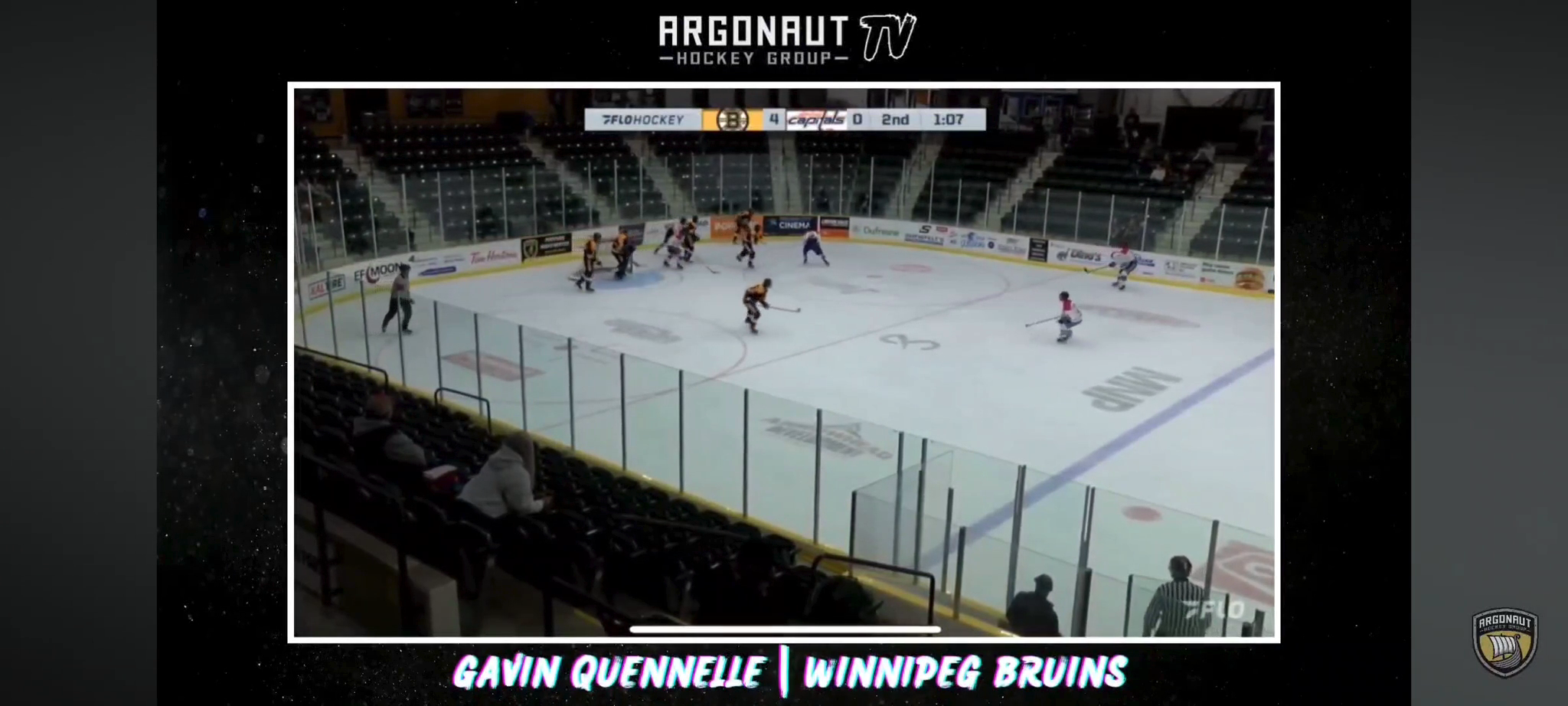 Gavin Quennelle's Dazzling Between-the-Legs Goal | Winnipeg Bruins U18 AAA