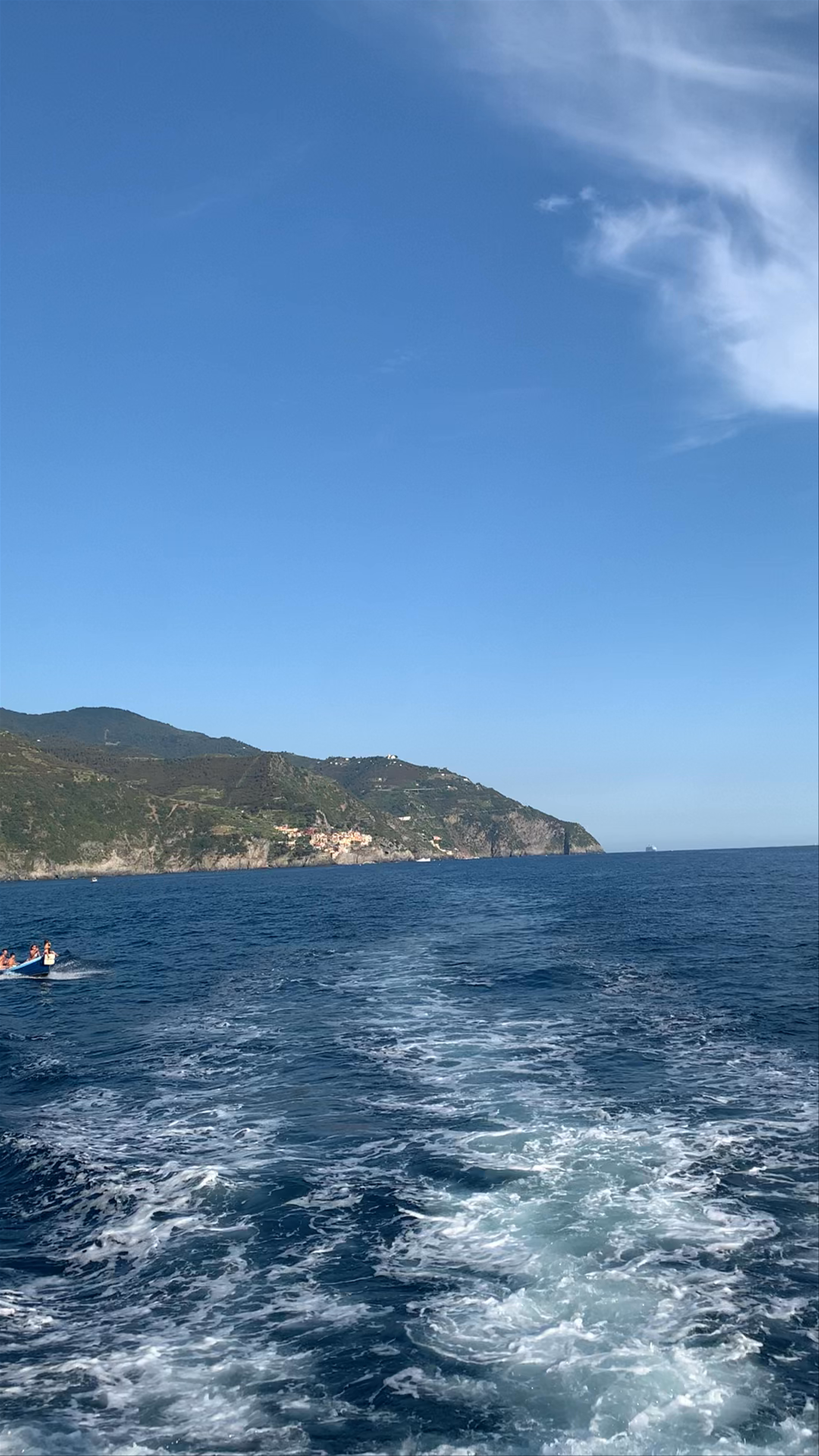 boat tour in Chinque Terre