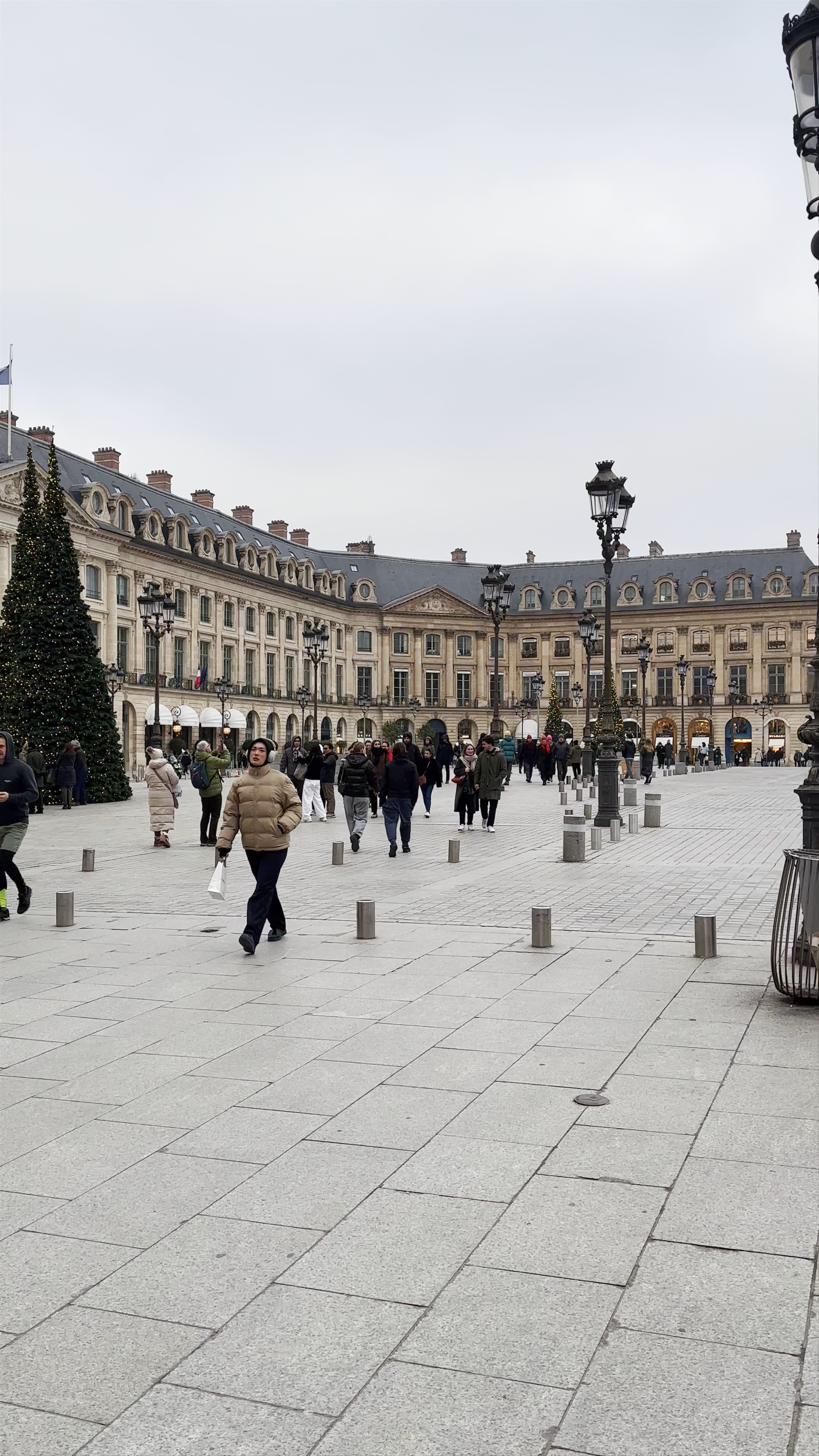 Winter Stroll Through Place Vendôme, Paris