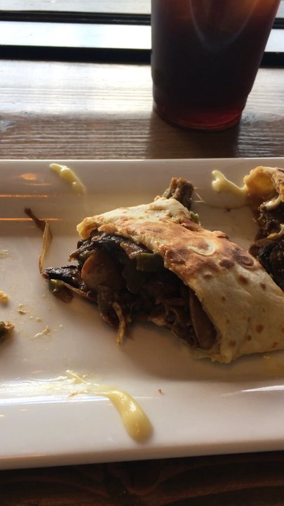 Cafe e Dolci - Smoking Philly cheesesteak crepe - Themed Cafes Near Me - Franklin, New Jersey