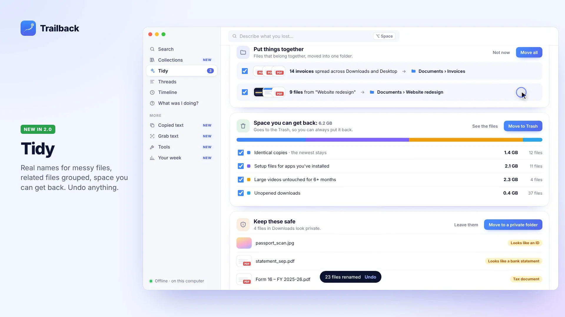 Trailback — for Mac & Windows image 1