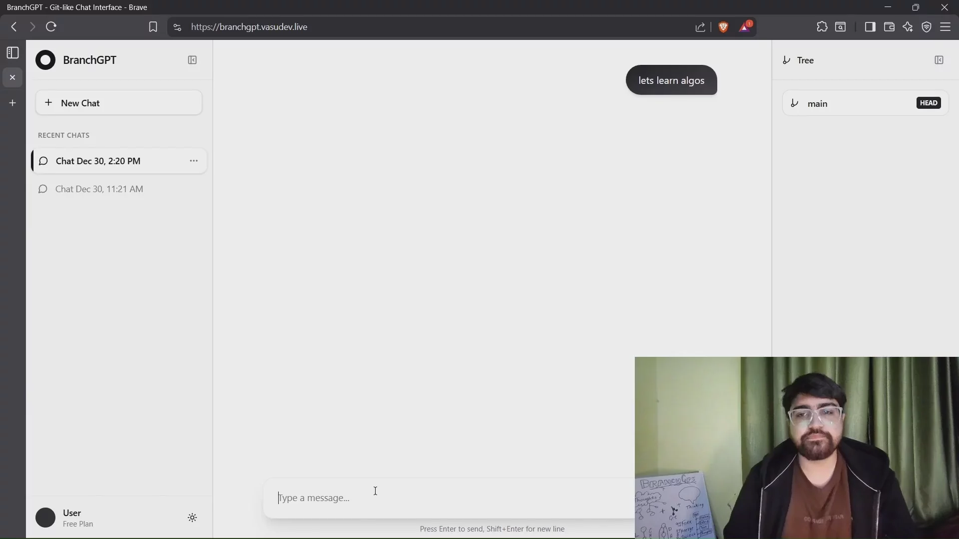 BranchGPT - Git-like Chat Interface image 1
