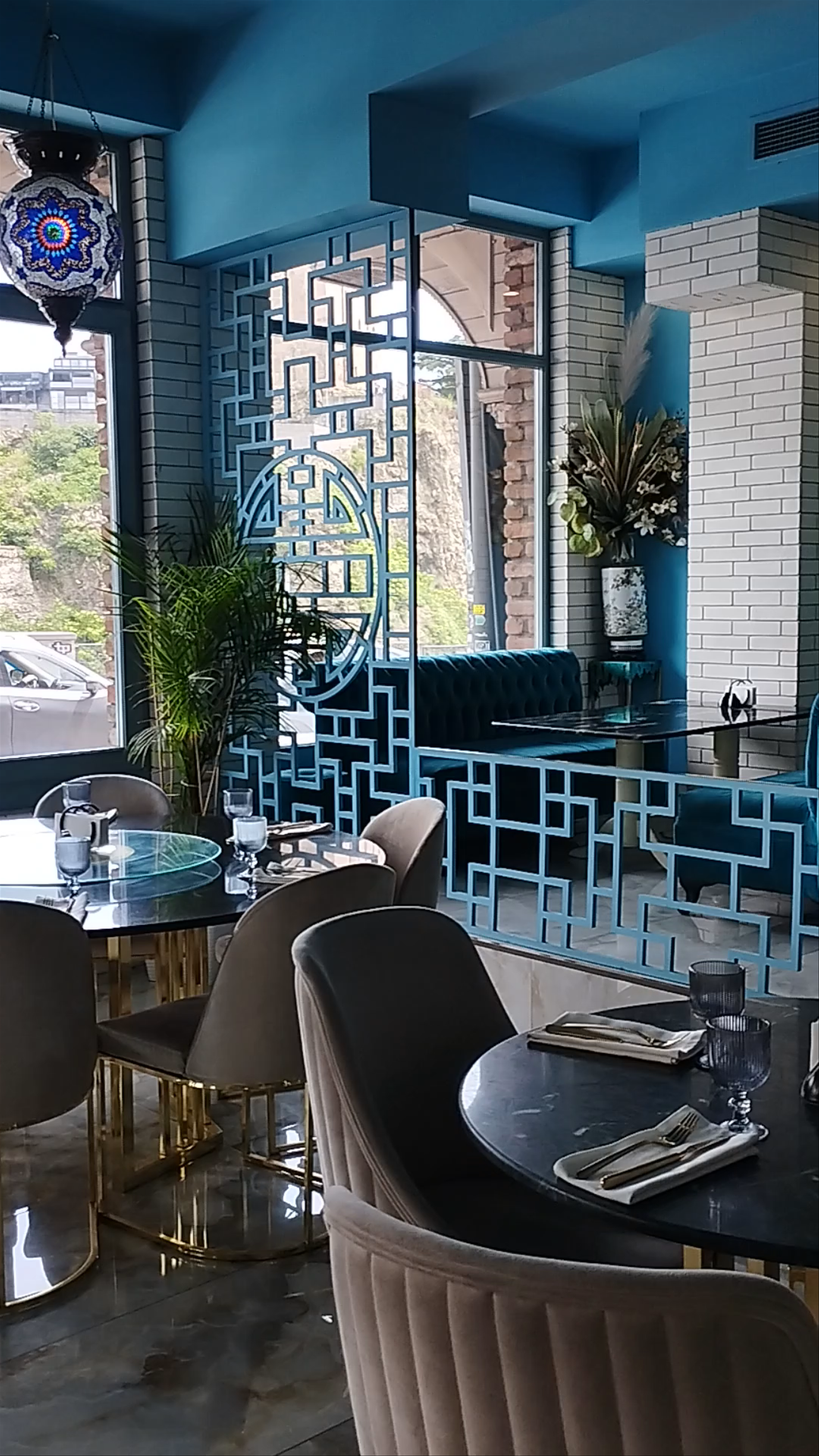 Elegant Asian-Inspired Interior at Vakhtang Gorgasali Square, Tbilisi