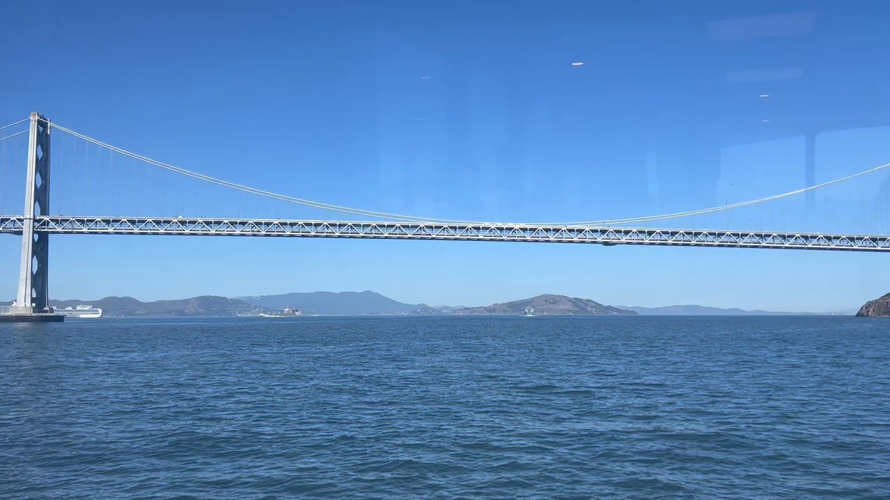 San Francisco Bay Ferry - View of SF from the Ferry - Public Transportation Near Me - Alameda, California