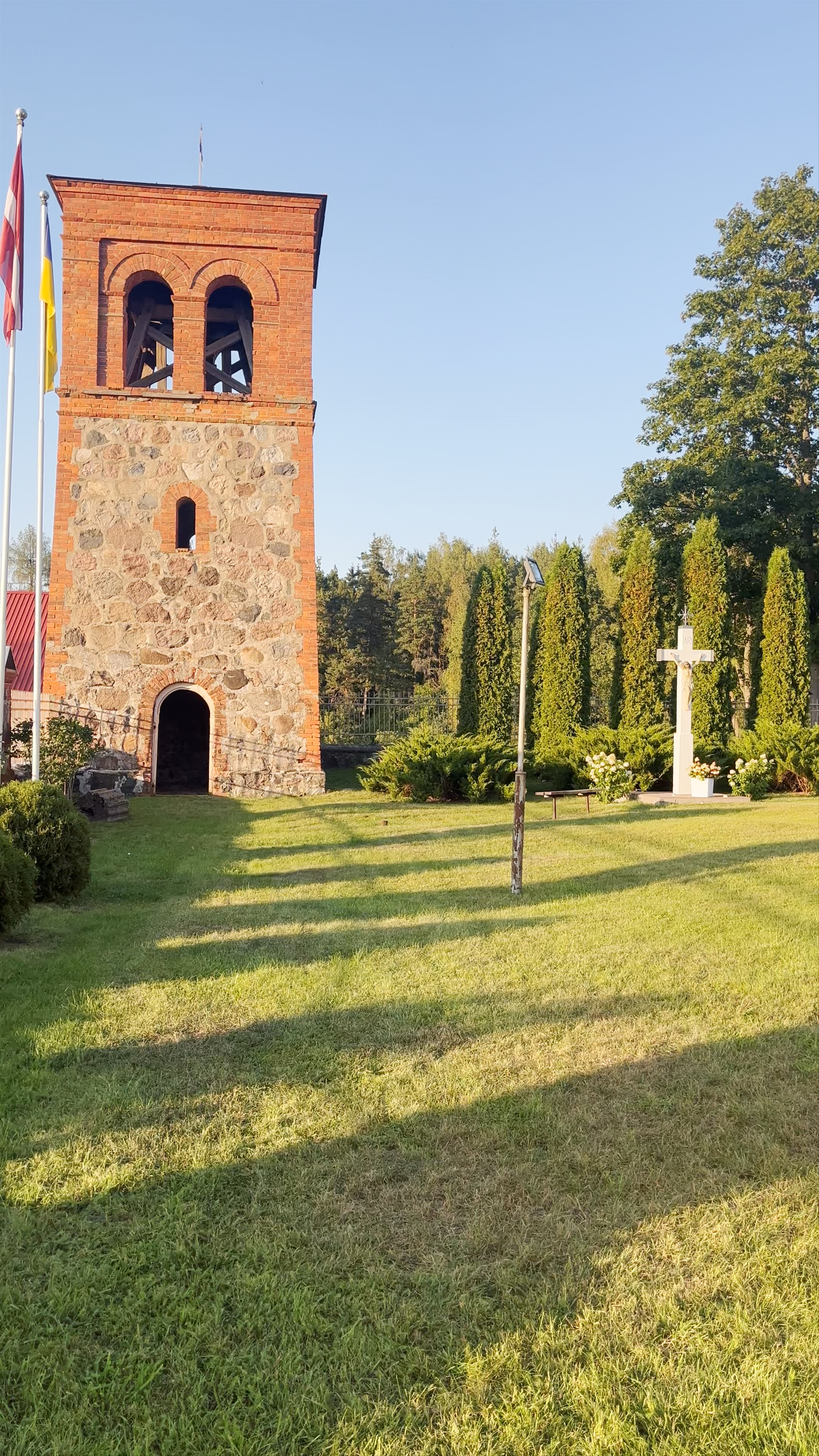Rozentovas Catholic Church in Malta, Latvia: Historic Serenity Amid Nature