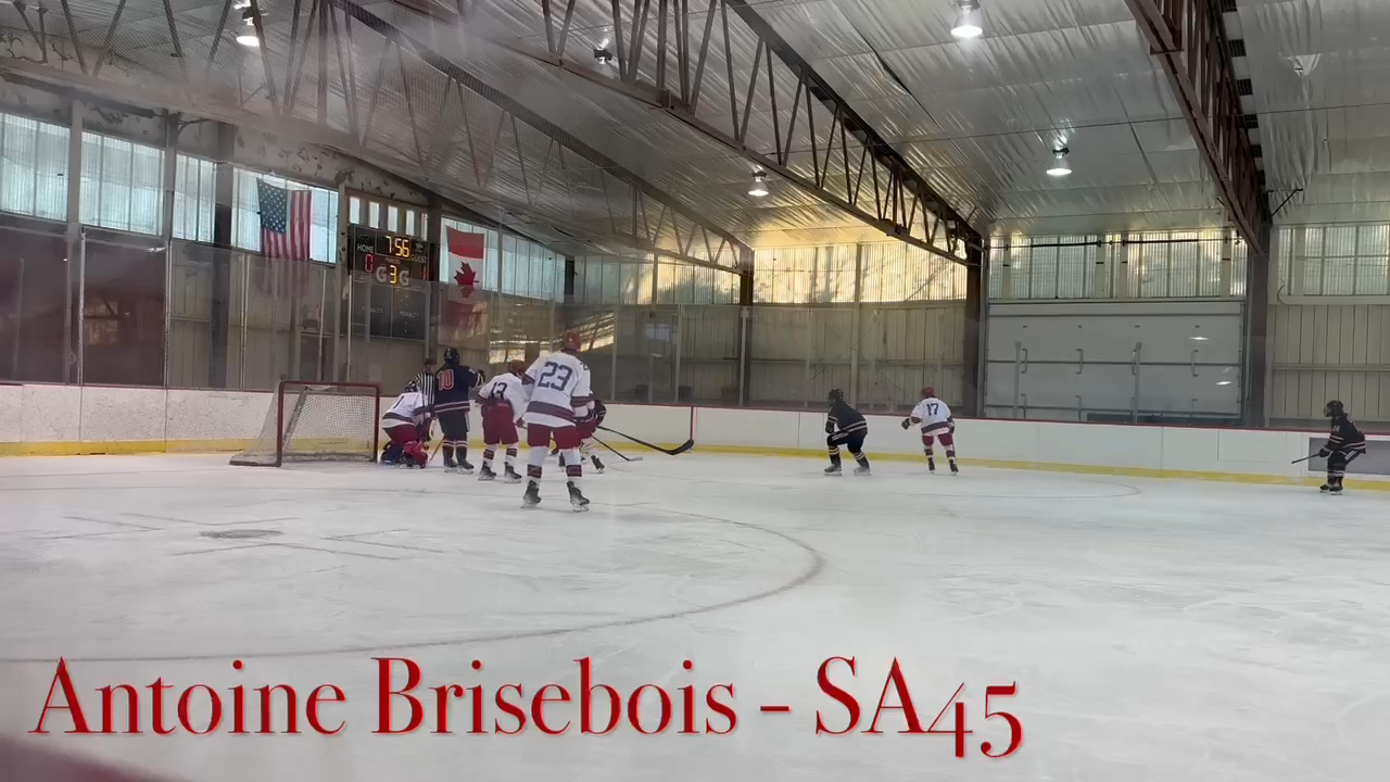 Antoine Brisebois: Key Saves vs Vermont Academy - Team Purple Highlights
