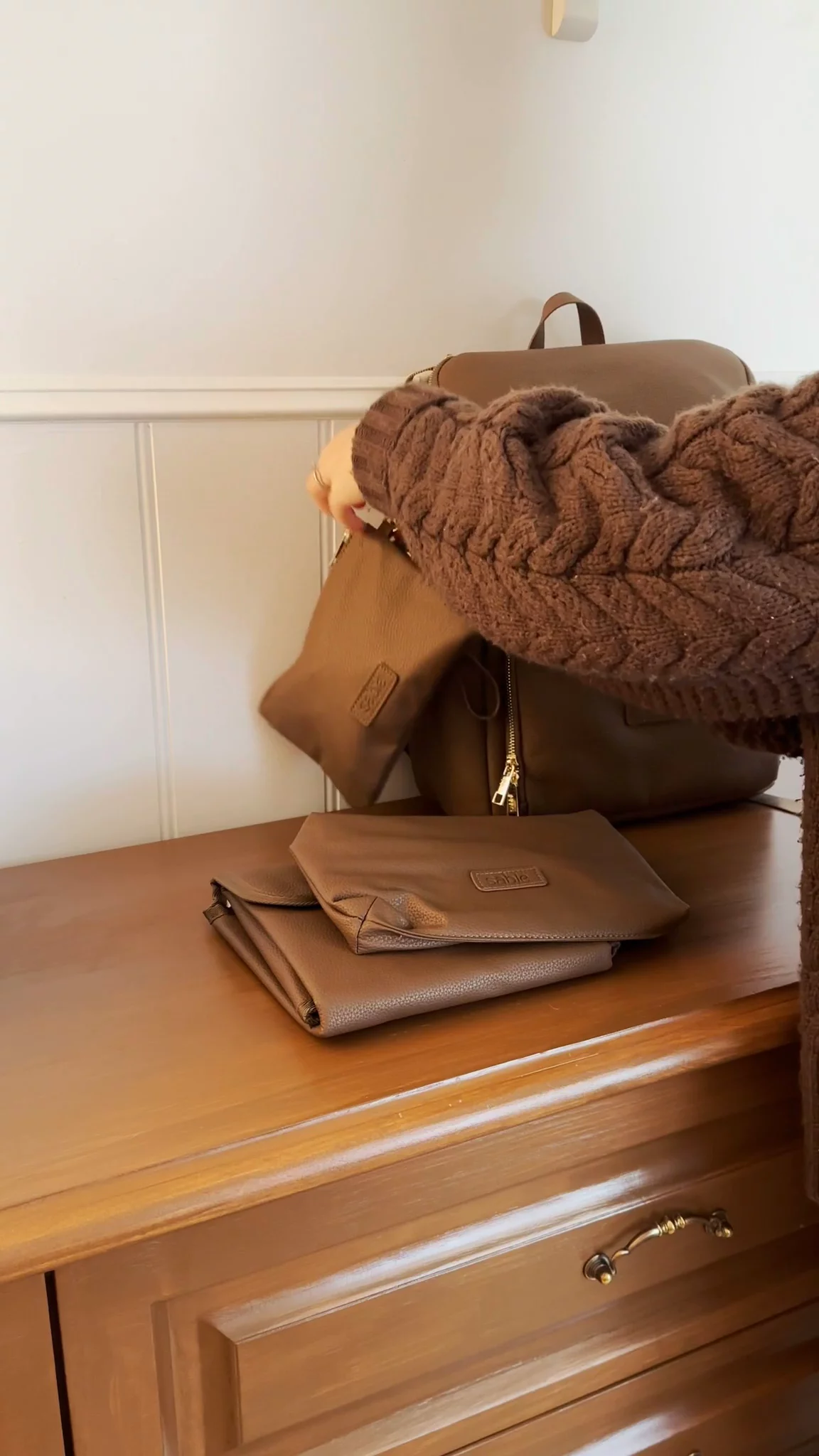 Sable Bebe Vegan Leather Backpack