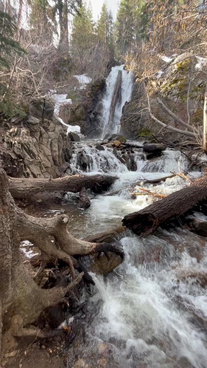 Michael D Thompson Trailhead - Waterfall. Love hearing this sound. - Hiking Near Me - Reno, Nevada
