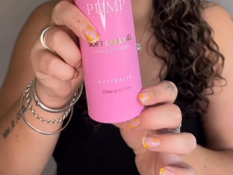 Curly hair routine