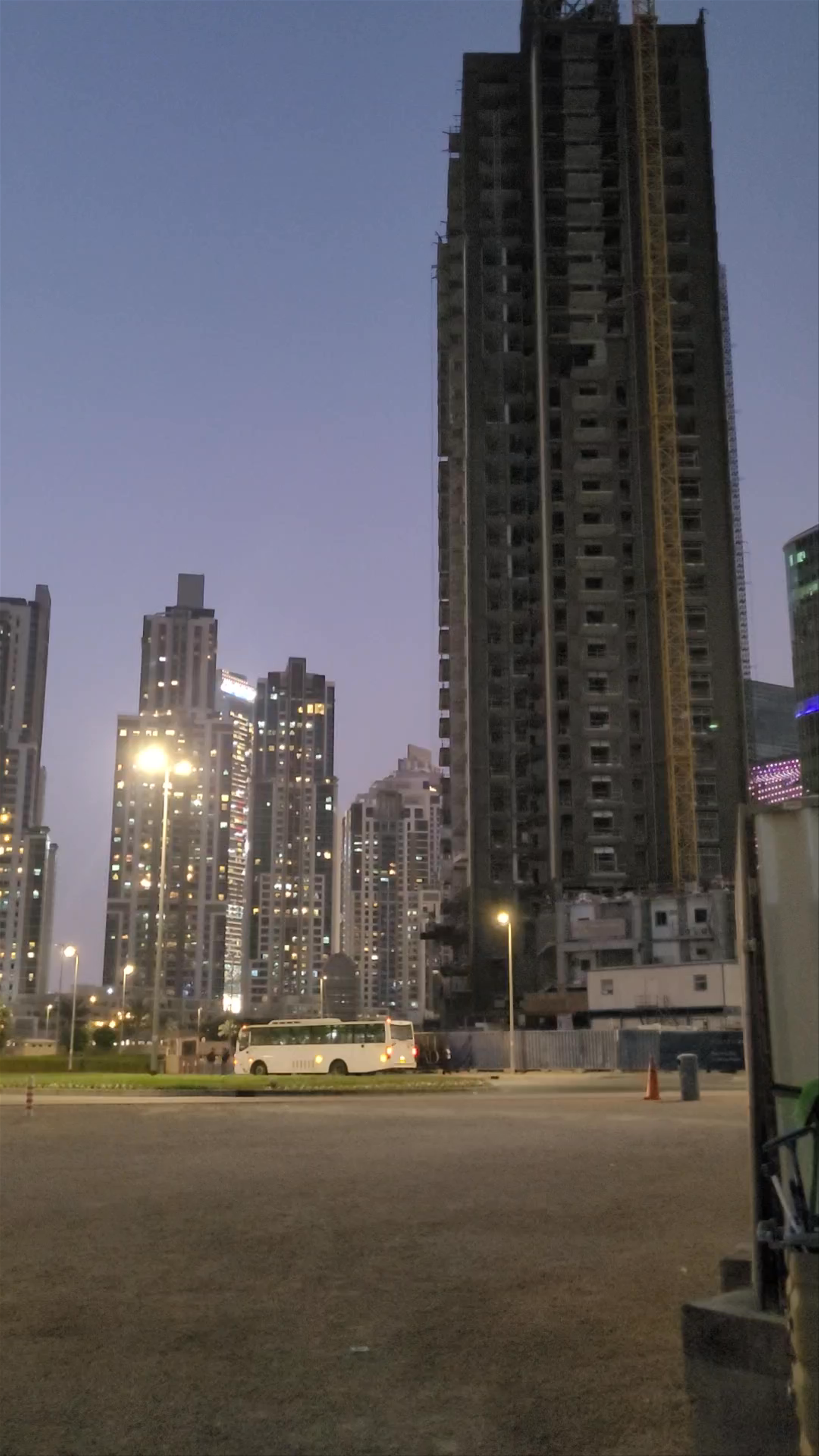 Dubai Water Canal Boardwalk Evening Stroll