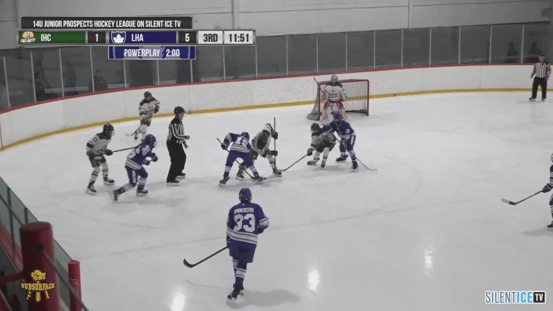 William Anderson's U14 Power Play Goal Off the Faceoff-Nov 22, 2025