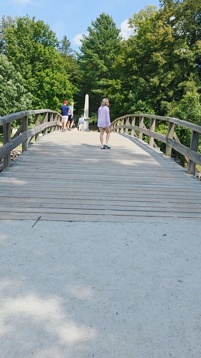 North Bridge - On North Bridge at Minute Man National Historic Park - Landmarks & Historical Buildings Near Me - Concord, Massachusetts