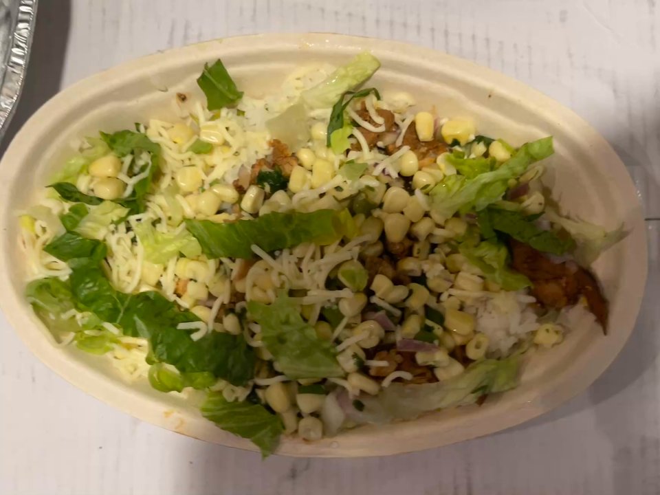 Chipotle Mexican Grill - My bowl Build-Your-Own Chicken - Fast Food Near Me - Valencia, California
