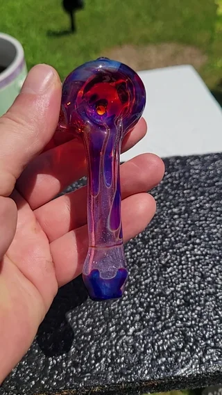 Preview pic of Devils punch and lavender color drip spoon