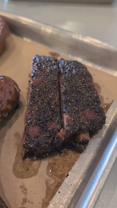 Feges BBQ - 2 meat platter - Barbeque Near Me - Houston, Texas